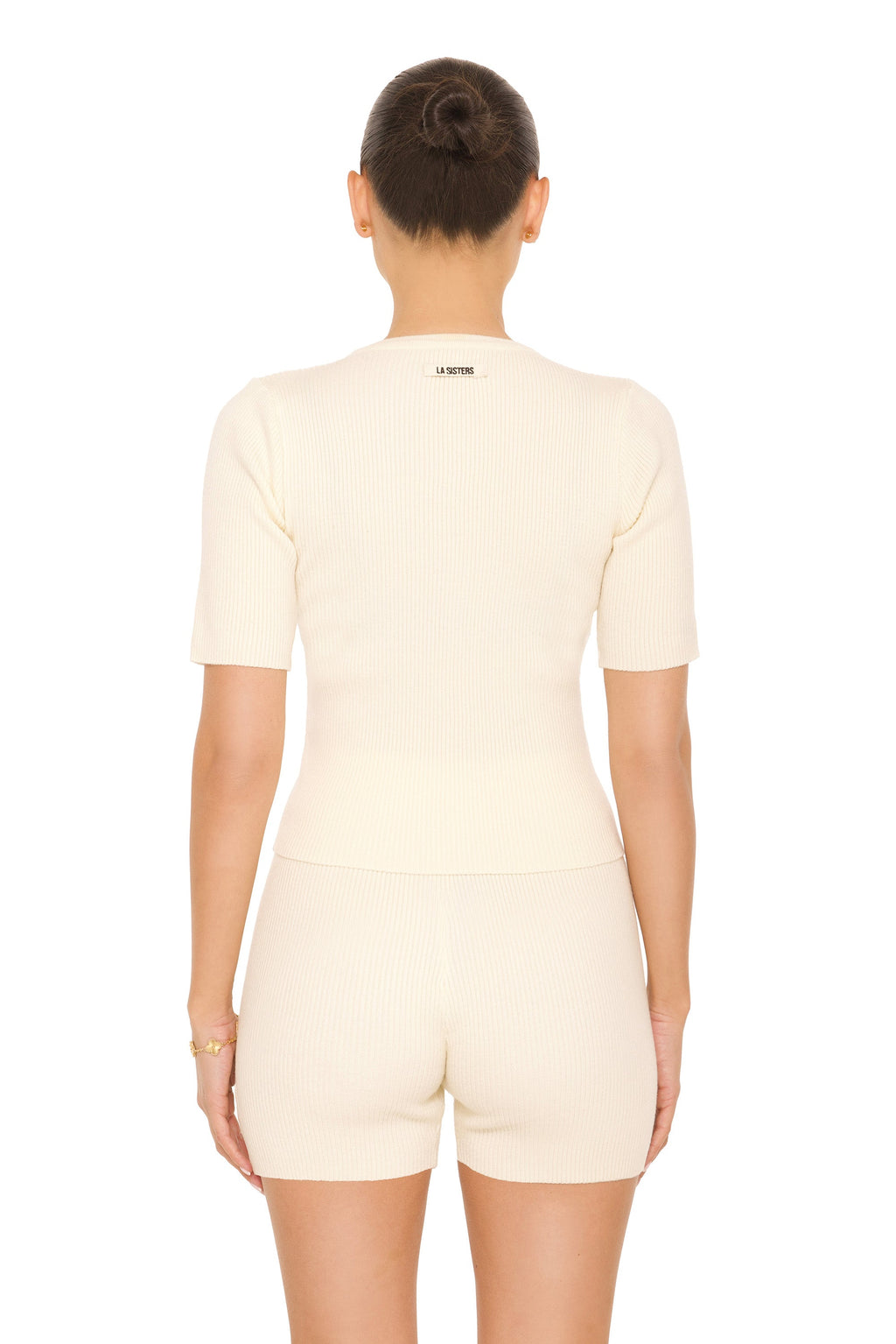 Knitted Short Co-ord Cream
